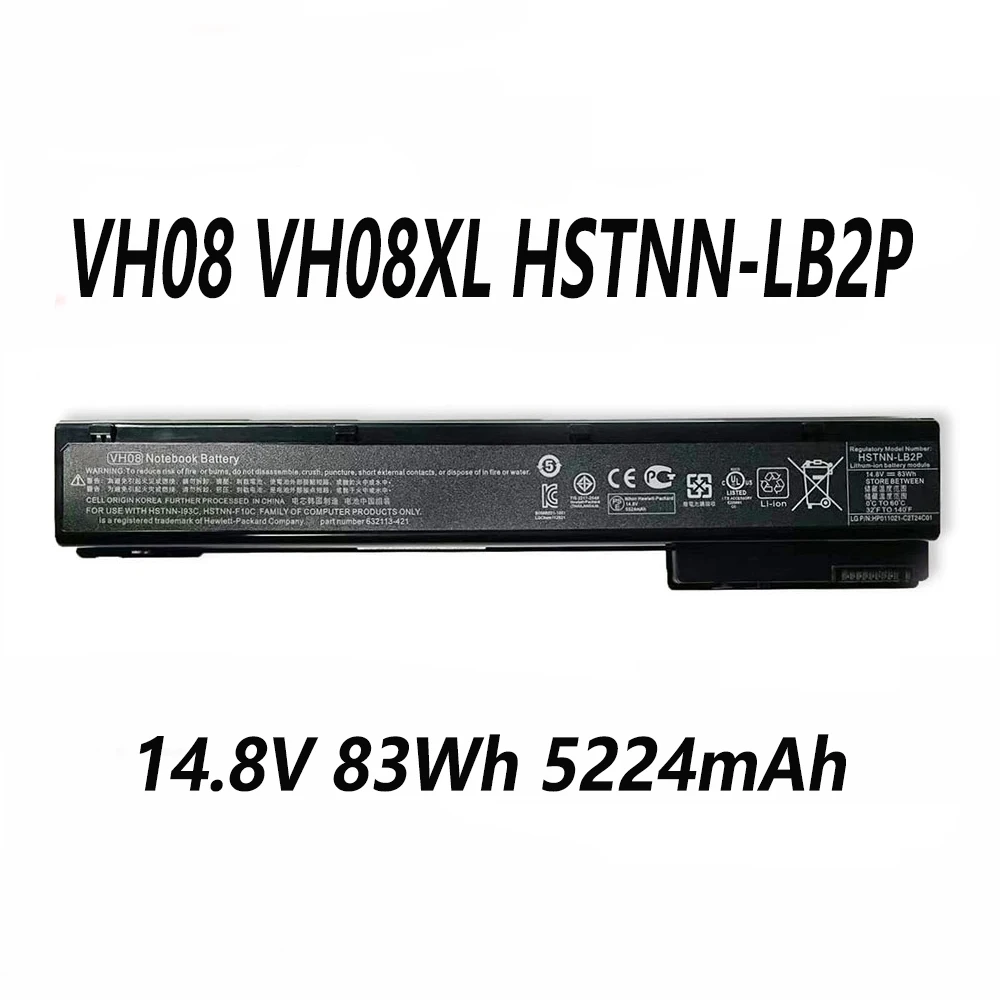 Аккумулятор VH08 VH08XL для ноутбука HP EliteBook 14,8 w 8560w 8570w 8760w
