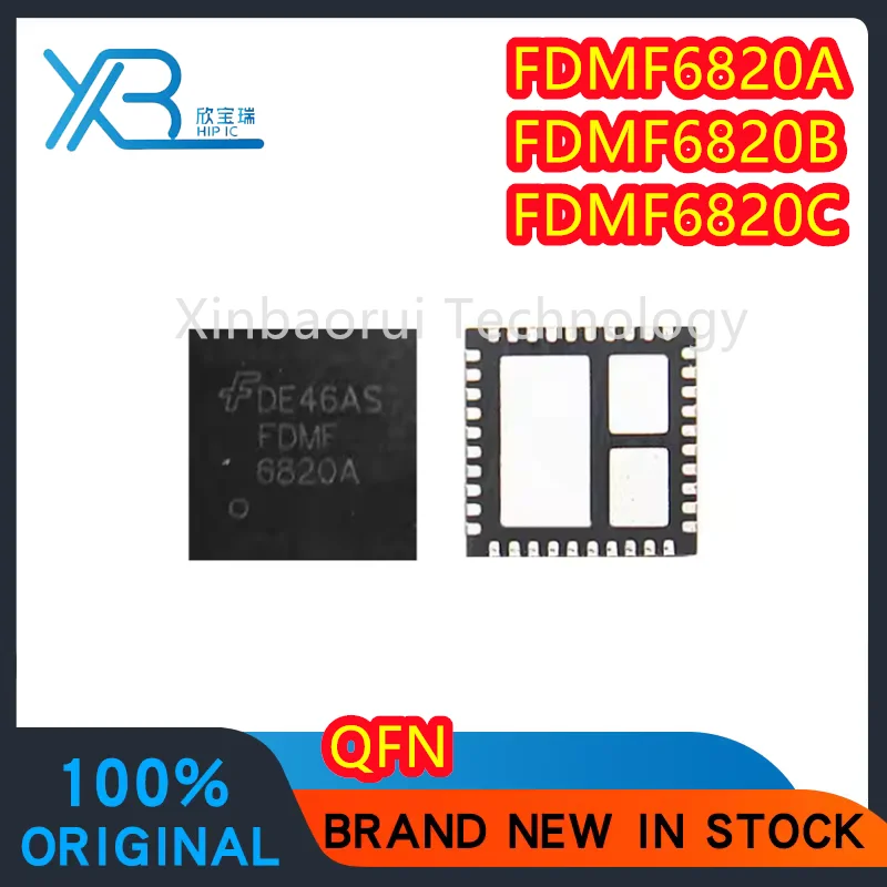 5 pezzi FDMF6820A FDMF6820B 6820A 6820B 6820C PQFN40 chip IC integrato 100% elettronica originale nuova di zecca