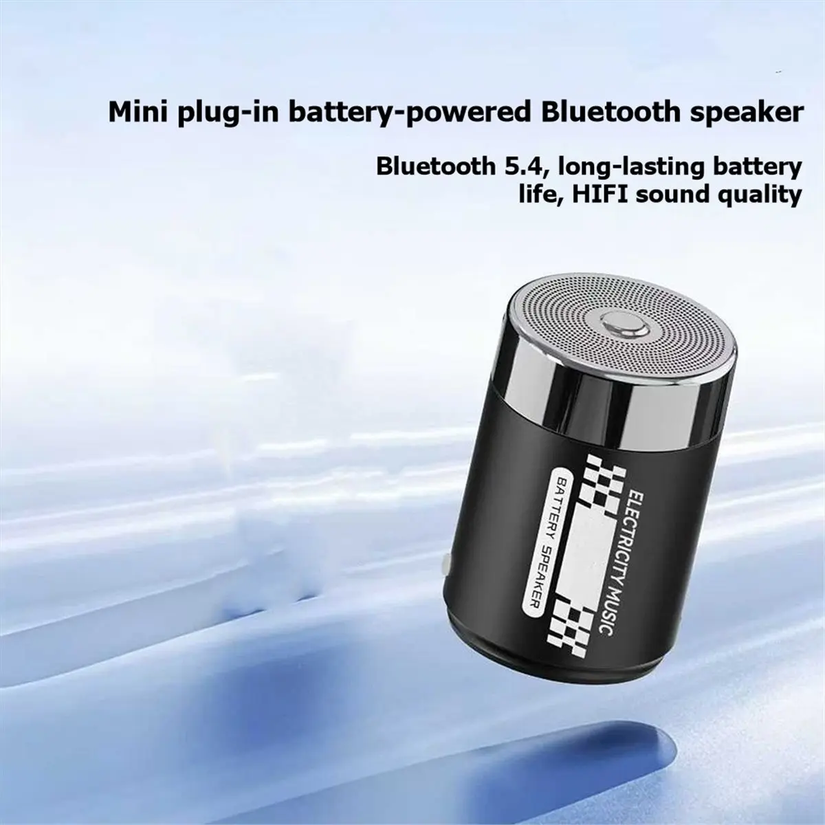 RECOMMENDATION  Battery-Shaped Bluetooth Speaker HiFi 360° Surround Sound Mini Portable Outdoor Powerhouse Speaker TF