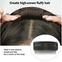 Invisible Fluffy Hair Pad Sponge Clip Puff Hair Head Cushion Bun Bump It Up Volume Hair Base for Women Girls Hair Accessory 1pcs