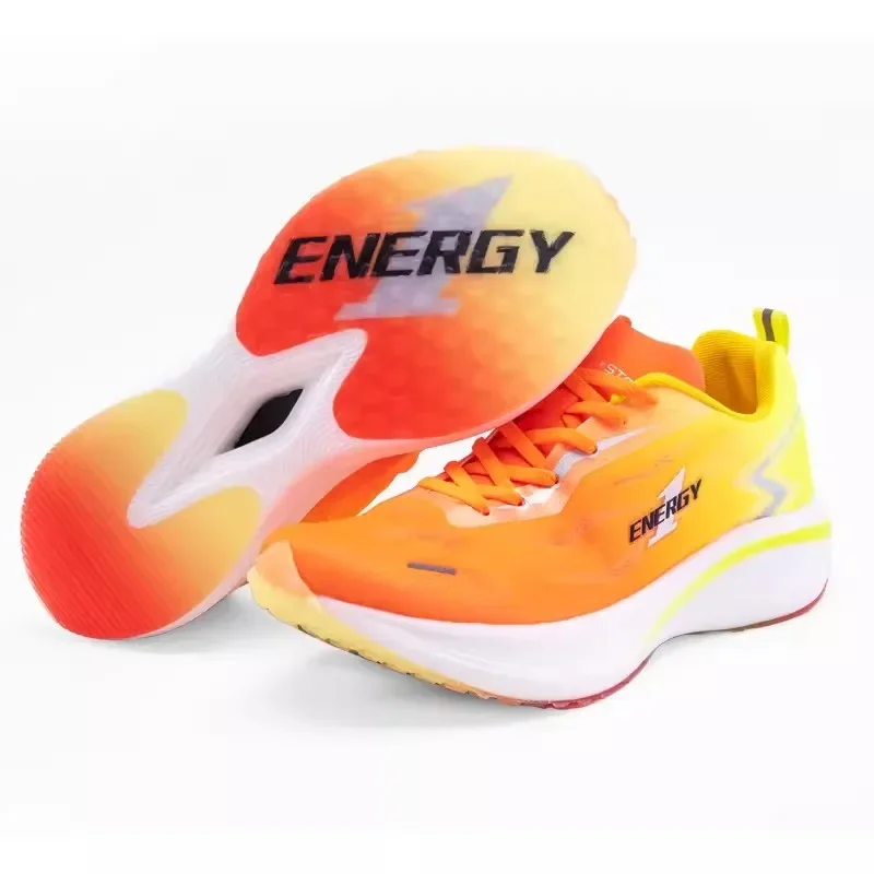 Lara Star Energy Supercritical Running Shoes Shock Absorbing Sports Shoes Lightweight Soft Sole Mesh Breathable Running Sneakers