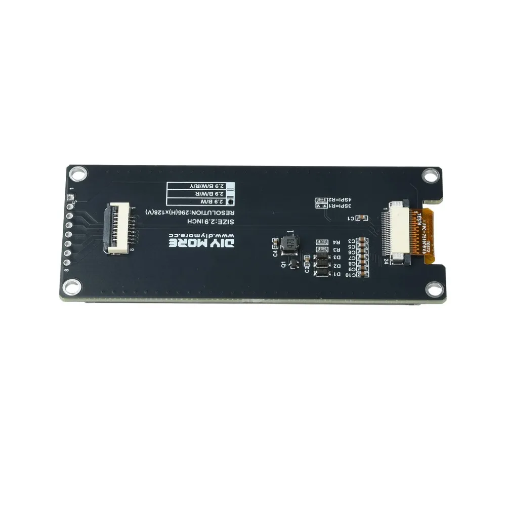 2.9Inch E Paper E Ink Display Module SSD1680Z Driver 128*296 Resolution SPI Interface Ultra Low Power for Electronic Shelf Label