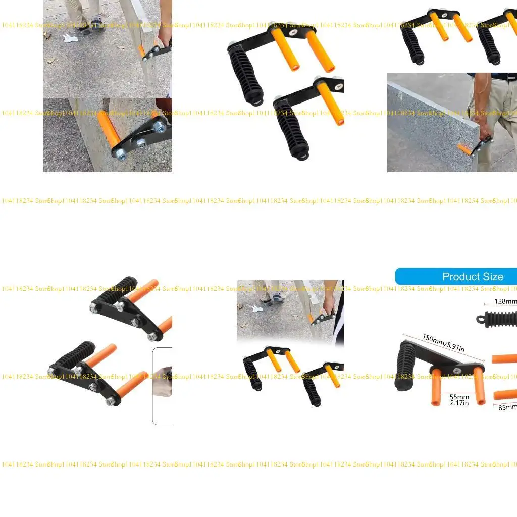

P9FB 2Pcs Carrying Clamps Plasterboard Carriers for Plywood Sheet Plasterboard Lifter