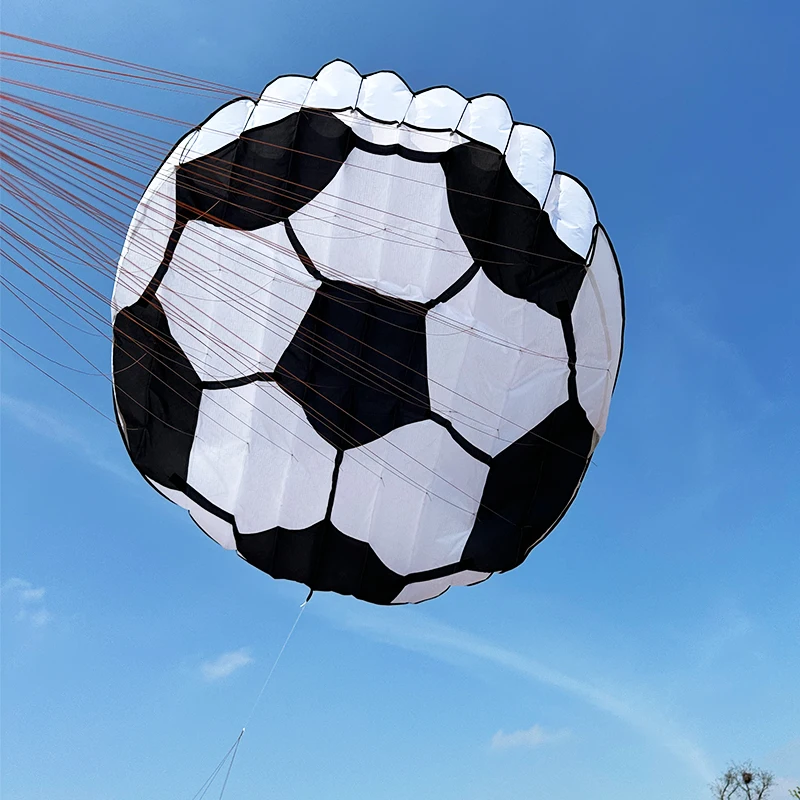 3D 6M Long Floating Tail Football Soft Kite Outdoor Flying on The Beach Professional Kite Easy To Fly Tear Resistant Storage Bag