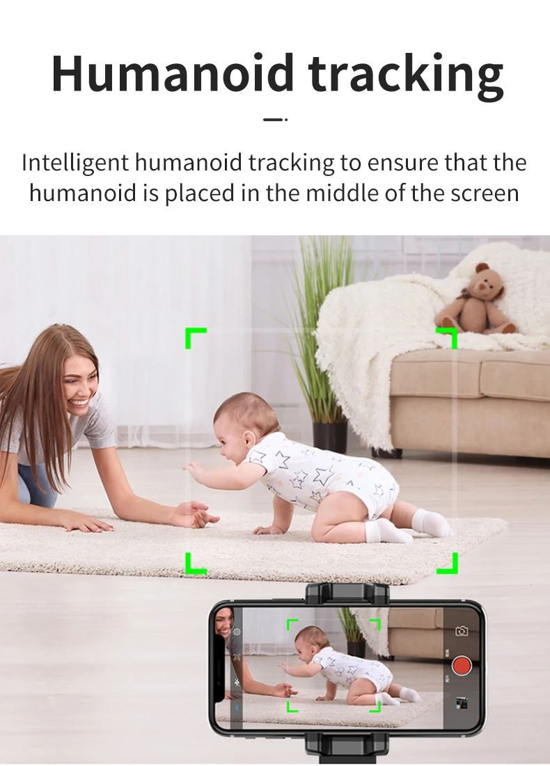 Imagem -06 - Auto Face Tracking Câmera Gimbal Stabilizer Selfie Stick para Telefone Tiro Inteligente Suporte para Vlog Gravação de Vídeo Rotação de 360 ° q2