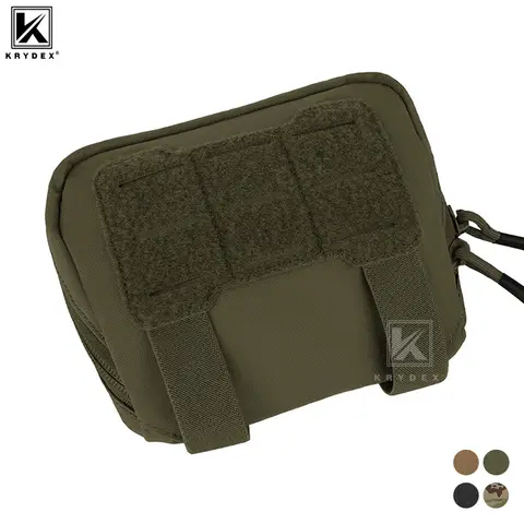 KRYDEX Tactical Molle Admin Pouch Low Profile Multi-Purpose ARC Utility Pouch Outdoor Organizer Tool Bag