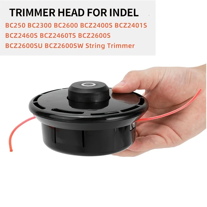 Dual Line Trimmer Head M10x1.25mm Thread Anti-Tangle Replacement Head Fit Most Weed Eaters & Brush Cutters