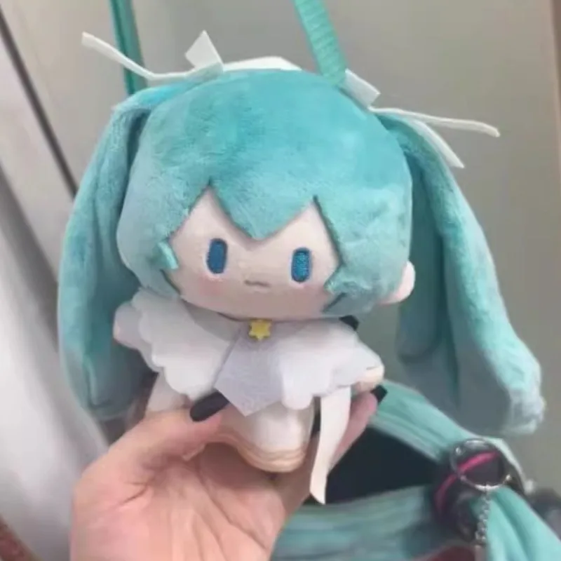 

6 см, новинка 2025 года, аниме Хацунэ Мику, звезда, молитвенная ночь, фигурка Kawaii Q, версия, плюшевые игрушки, кукла, брелок, сумка, подвеска, подарки