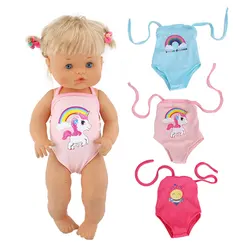 2022 New Bikini Suit Wear For 42 cm Nenuco Doll 17 Inches Baby Doll Clothes