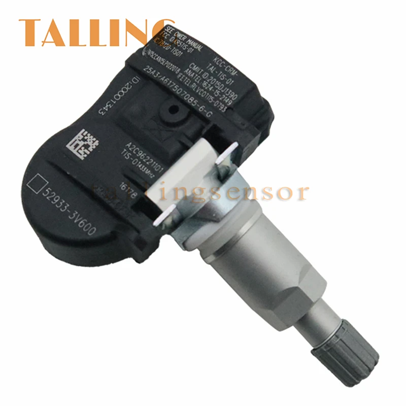 52933-3V600 TPMS Tire Pressure Monitoring System Sensor For Hyundai Grandeur i40 Kia Rio 2011-2017 New 529333V600 52933 3V600