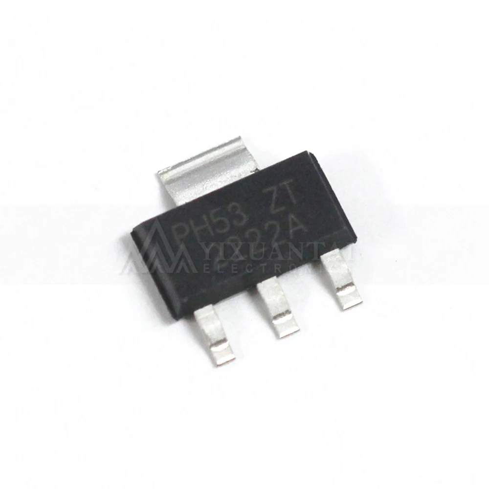 10pcs/lot New  PZT2222AT1G  PZT2222AT  PZT2222A  PZT2222   Marking:2222A  P1F  0.6A 40V  600mA NPN SOT223 Original