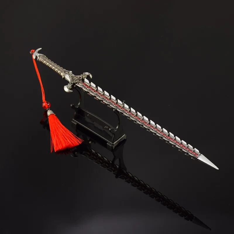 30 سنتيمتر مهمة لعبة ثعبان بليد الفضة الأفعى الرقص محيط سلاح نموذج سبيكة جمع الحرف زخرفة هدايا عيد اللعب الصبي #6