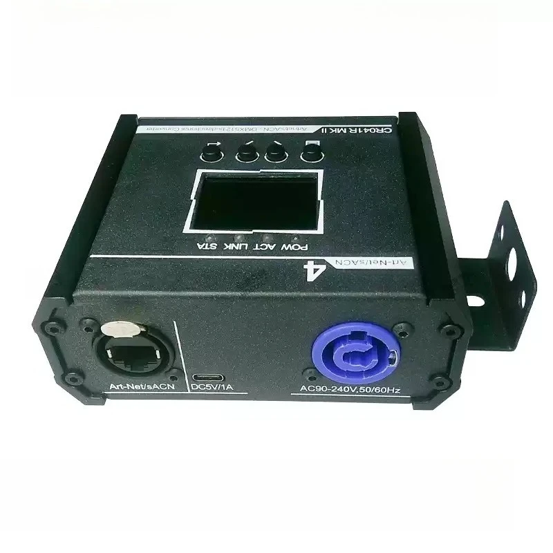 4‑Channel Bi‑Directional ARTNET to sACN Network Decoder,Network Expander for MA2 Lighting Console