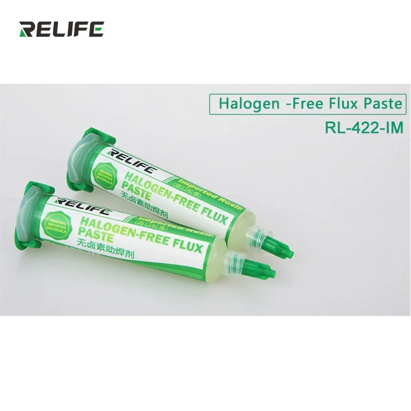 RELIFE RL-422-IM Lead-free Halogen-free Solder Paste Special Flux For Maintenance Solder Tools Safety Environmental Protection