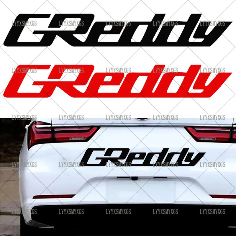 

Self-Adhesive Custom Creative GREDDY Car Stickers Waterproof Sunscreen Vinyl Decal PVC wholesale Car Accessories