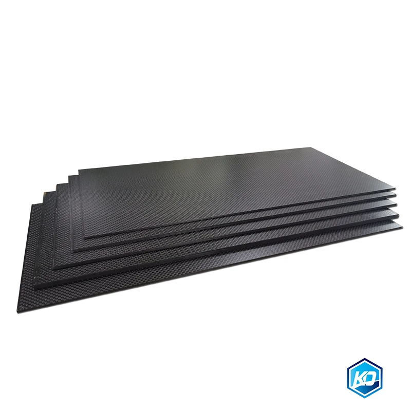 0.25-5MM 95X245mm 3K Plain Surface Matte Glossy Carbon Plate Panel Sheets High Composite Hardness Material Carbon Fiber Board