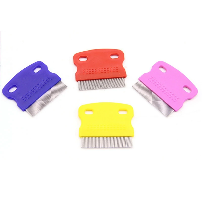 1/2PCS Flea Comb For Cat Dog Pet Stainless Steel Comfort Flea Hair Grooming Tools Pet Cat Dog Comb Removal Flea And Lice Brush