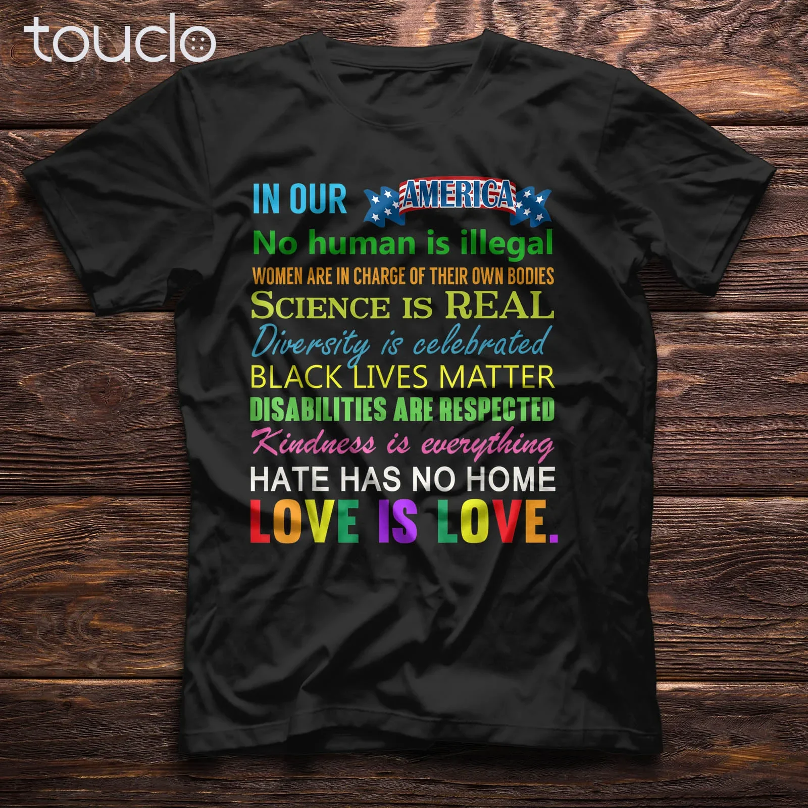Science Is Real Black Lives Matter Gay Pride Kindness Lgbt Men T Shirt.. unisex