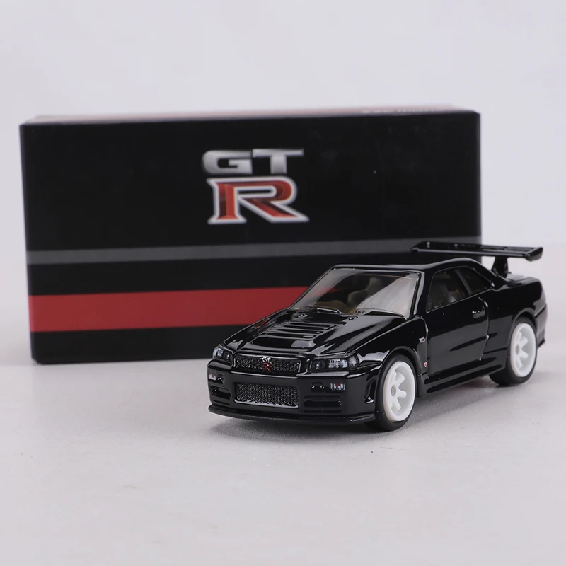 ZZC MODEL 1:64 GTR R34 Die-cast Alloy Car Model Toys Can Open The