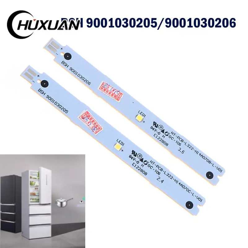 1Pc BSH 9001030205 9001030206 9001069888 3V 6V Refrigeration Lighting LED Strip For Refrigerator Parts