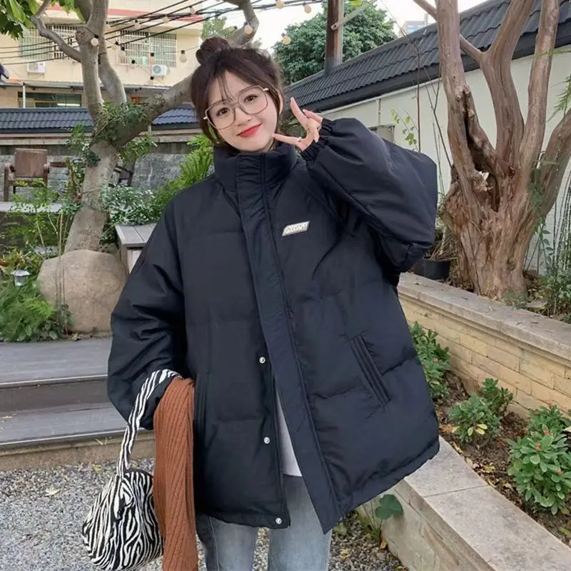Nouveau 2025 veste en coton sans chapeau veste en coton pour femmes doudoune en coton Super épais