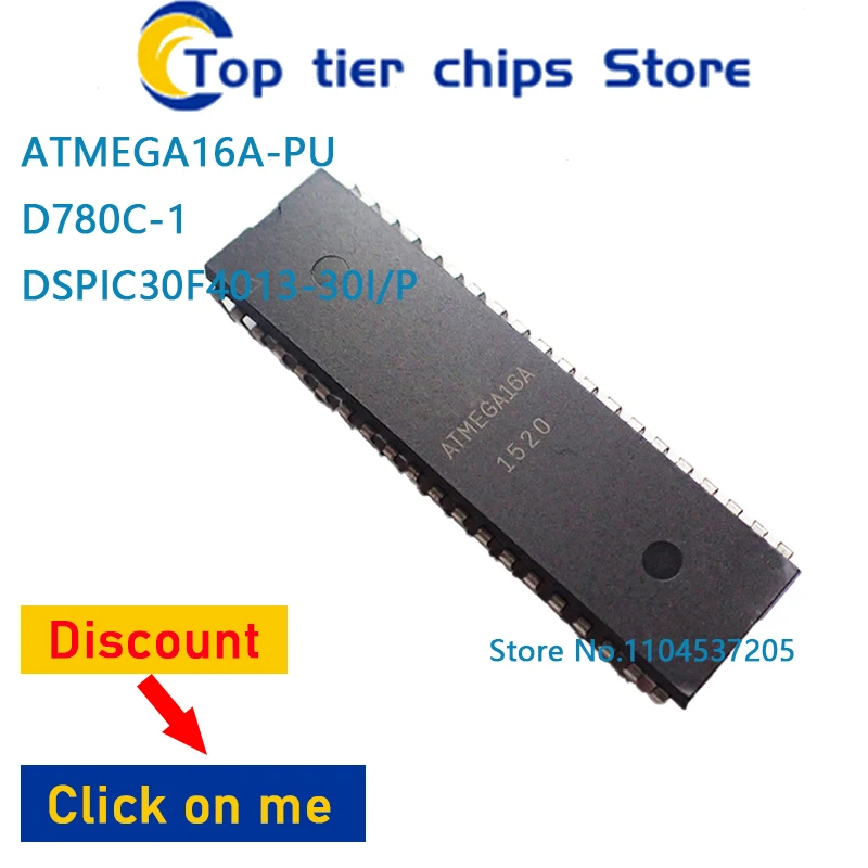 

1-10 шт./лот ATMEGA16A-PU D780C-1 DSPIC30F4013-30I/P DIP 100% НОВЫЙ