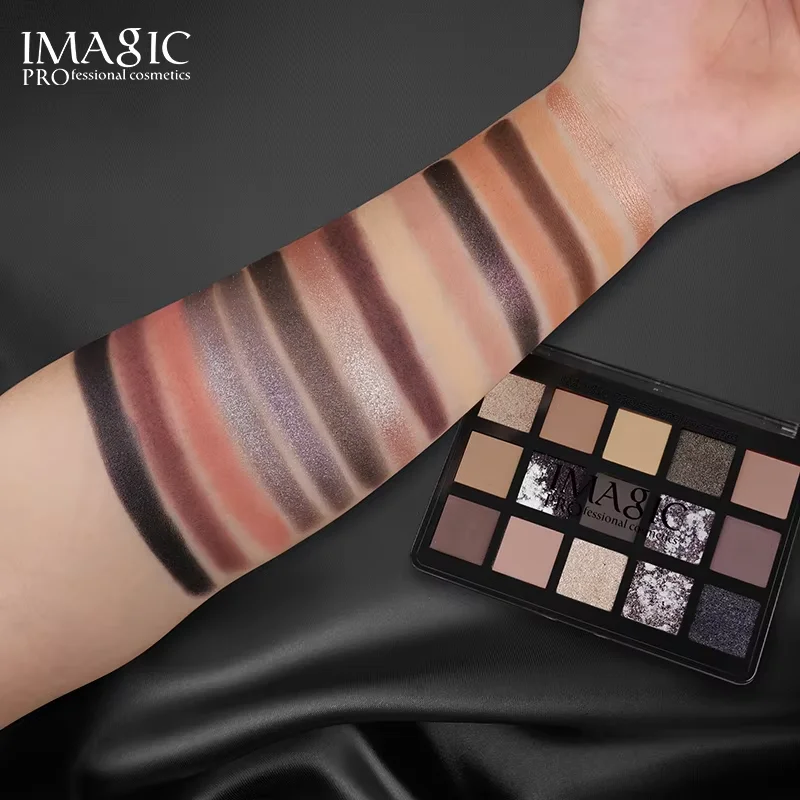 Imagic 15 Kleur Oogschaduwplaat Parel Mat Modestuk Geschikt Voor Verschillende Make-Up Looks