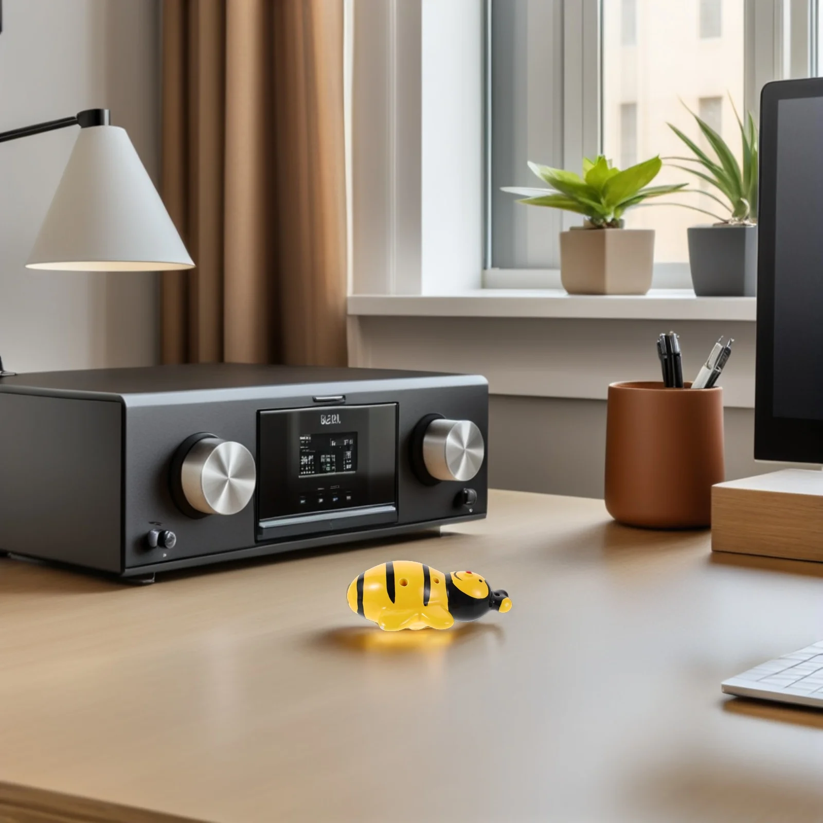 الأكرينا الصفراء 6 حفرة السيراميك الأكرينا الناي أداة الرياح الصينية التقليدية للمبتدئين