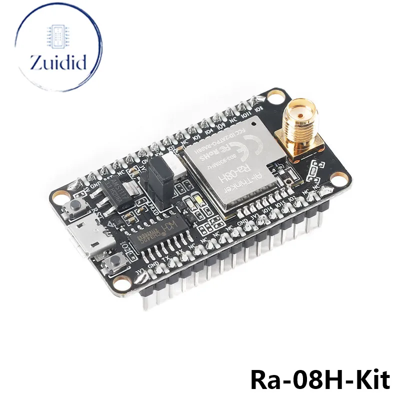 Ra-08 Ra-08H LoRaWAN RF Module Development Board 410-525MHz 803-930MHz ASR6601 Chip with MCU/SMA Interface External Antenna