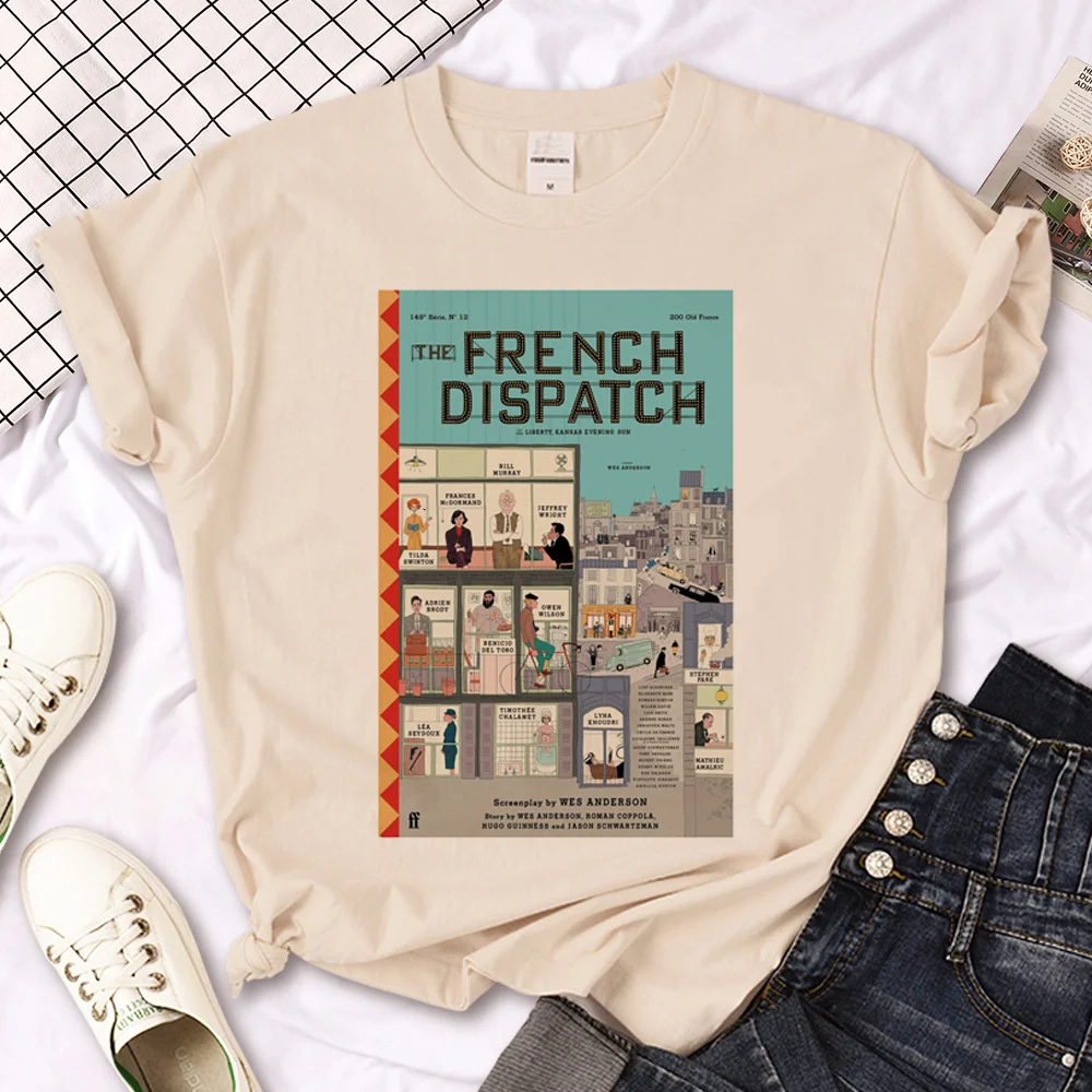 Wes Anderson Tee women designer harajuku funny t shirt girl funny clothing