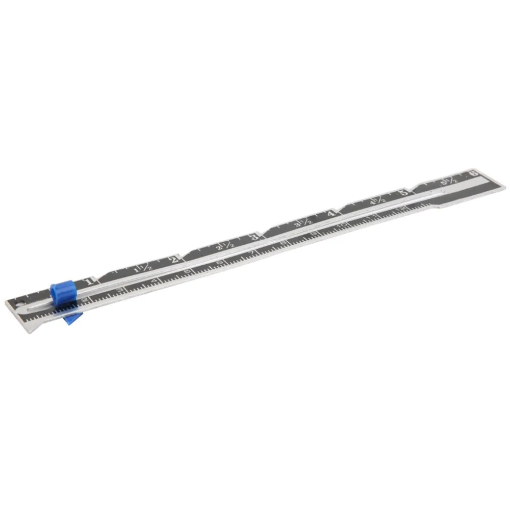 3pcs Durable Stainless Steel Sewing Ruler Sliding Gauge Black DIY Patchwork Tool Quilting Gauge For Knitting