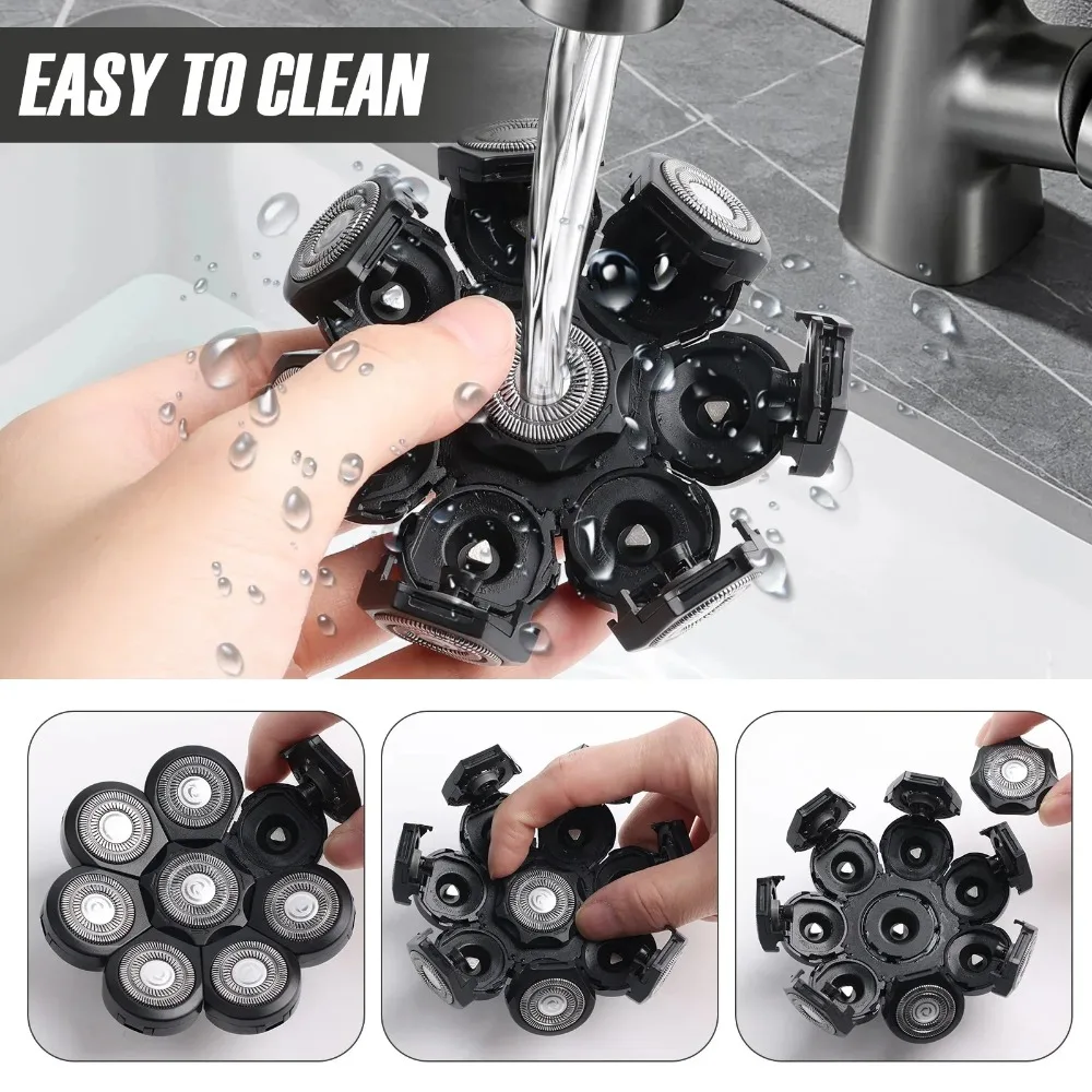 Replaceable Shaver Head 5/6/7/8 Cutter Floating Blade Head Electric Razor For Men Shaver Replacement Blade Accessories ﻿