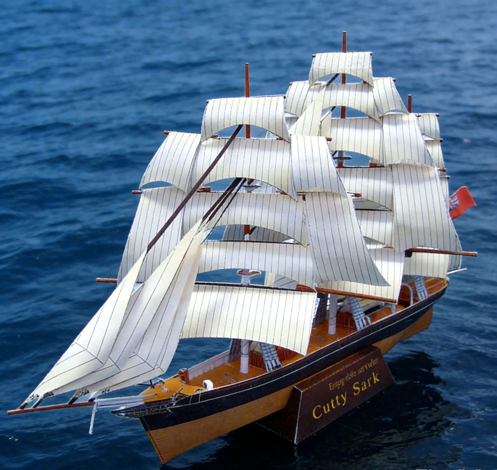 Cutty Sark-papiermodel - DIY handgemaakte origami-kit, educatief activiteitenspeelgoed voor studenten Creatief papiervouwambacht