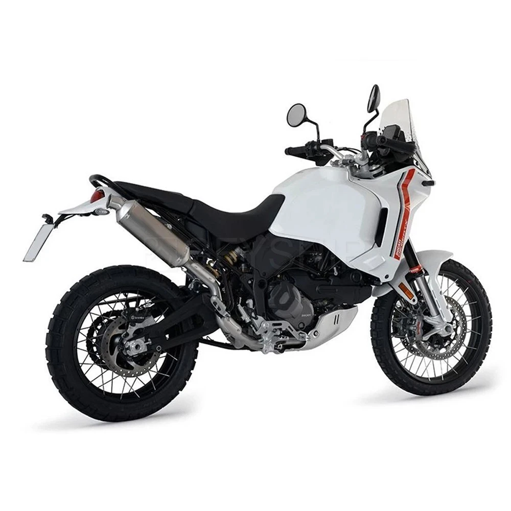 For Ducati Desert X 2022 2023 2024 2025 DesertX Desert X 950 Escape Slip-on Motorcycle Exhaust High Position Mid Link Pipe 51mm