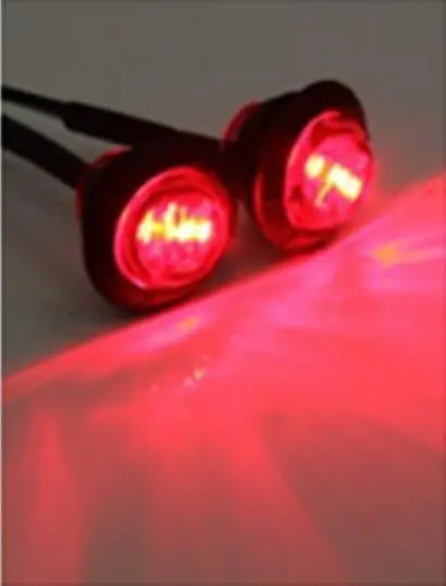 3/4 Inch LED Truck Side Light IP68 Waterproof 12V-24V Clearance Marker Lamp For Bus Heavy Truck