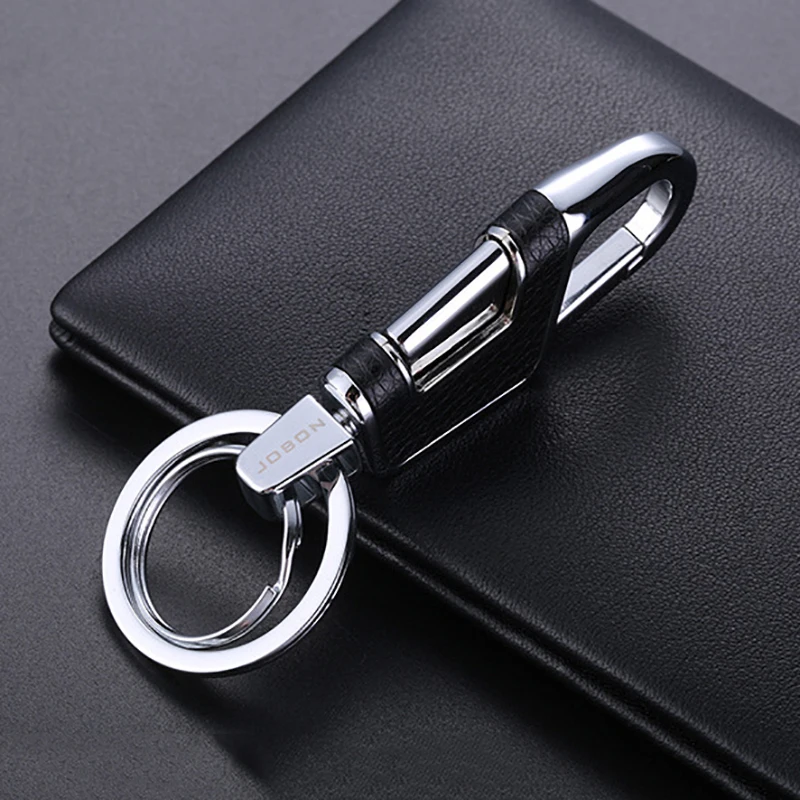 Classic Men Key Chain Car Luxury Keychain Durable Comfortable Press for Key Ring Holder Jewelry Accessories Xmas Christmas Gift