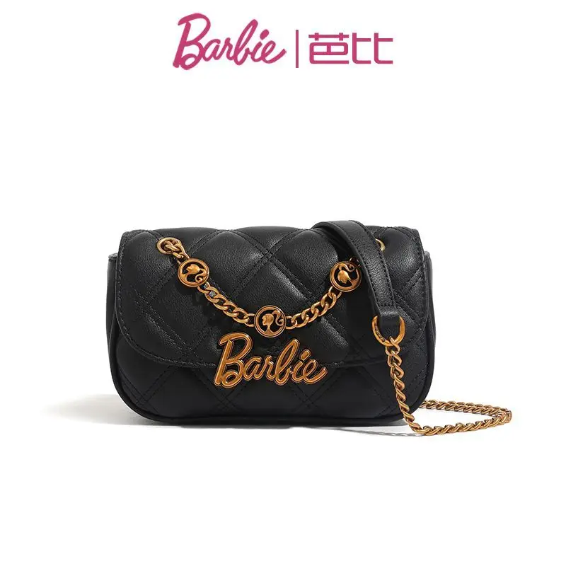 

Barbie Genuine Shoulder Bag Retro Light Luxury Small Fragrance Style Crossbody Bag Film and Television Peripherals Fashion Gift