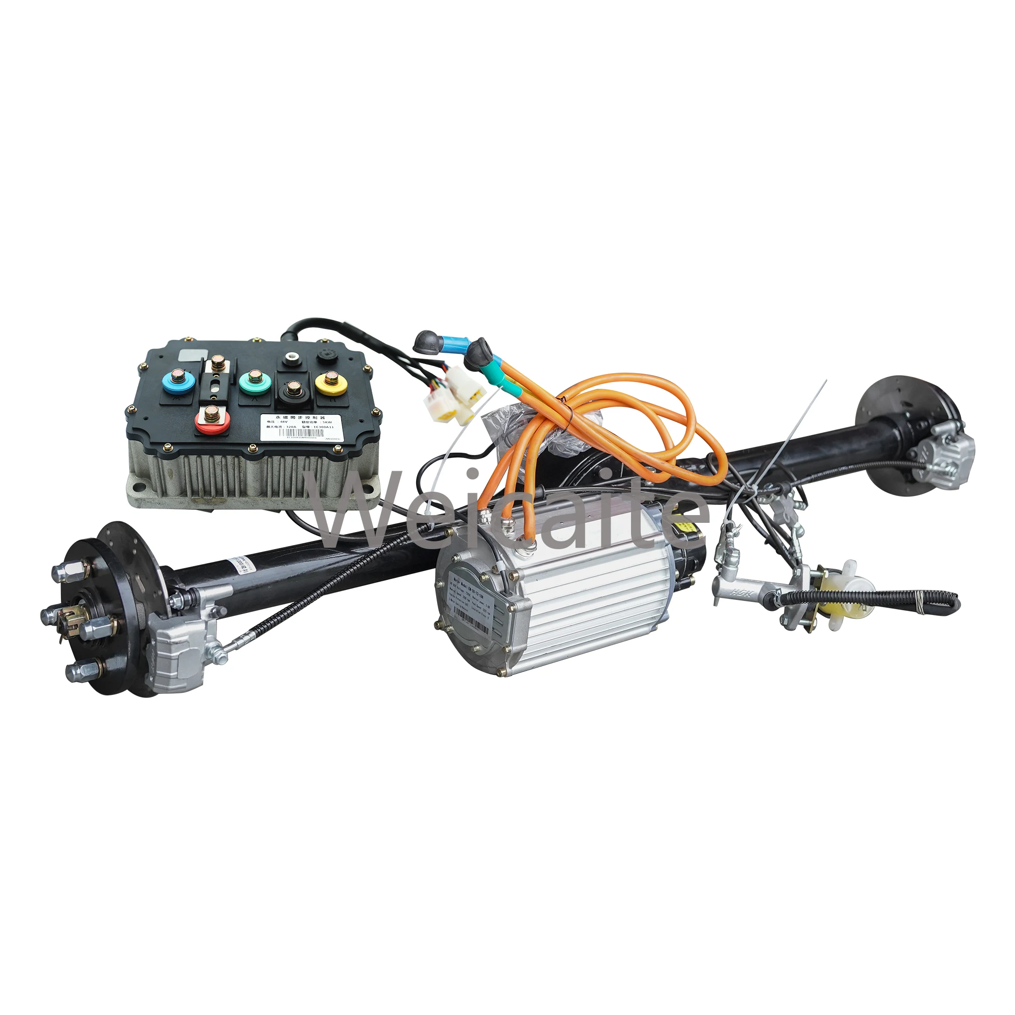 

High Quality 72V 5000W Pmsm Motor Electric Rear Axle Permanent Magnet Motor Controller Kit