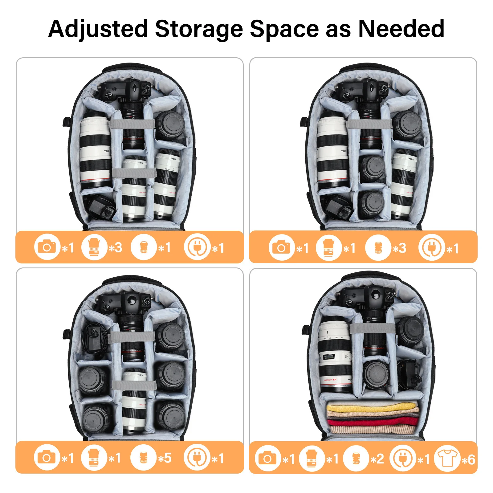 التصوير في الهواء الطلق سعة كبيرة كاميرا DSLR على ظهره حقيبة التخزين المتكاملة الطائرة بدون طيار حقيبة الكمبيوتر حقيبة كتف مزدوجة