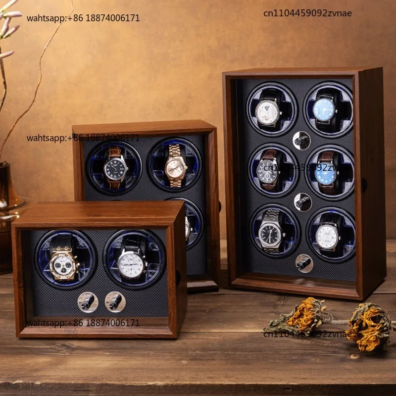 Black walnut wood multi-table automatic mechanical watch shaker electric household