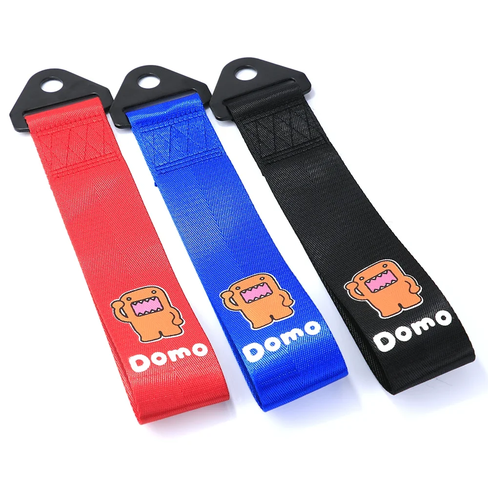 

jdm Domo Kun Emblem High Strength Nylon Tow Strap Towing Rope Belt