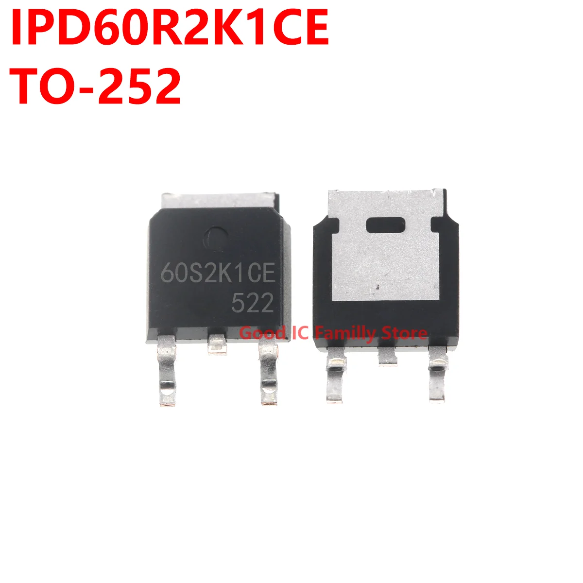 10PCS IPD60R2K1CE TO-252