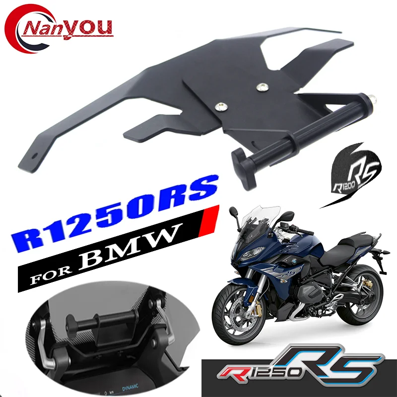 R1250RS Motorcycle Mount Phone Navigation Bracket USB Charger Holder Stand For BMW R1250RS R1200RS R1250 R1200 RS 20219-2021 GPS