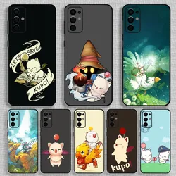 M-Moogle Final Fantasy Phone Case For Samsung S24,S21,S22,S23,S30,Ultra,S20,Plus,Fe,Lite,Note,10,9,5G Black Soft Cover