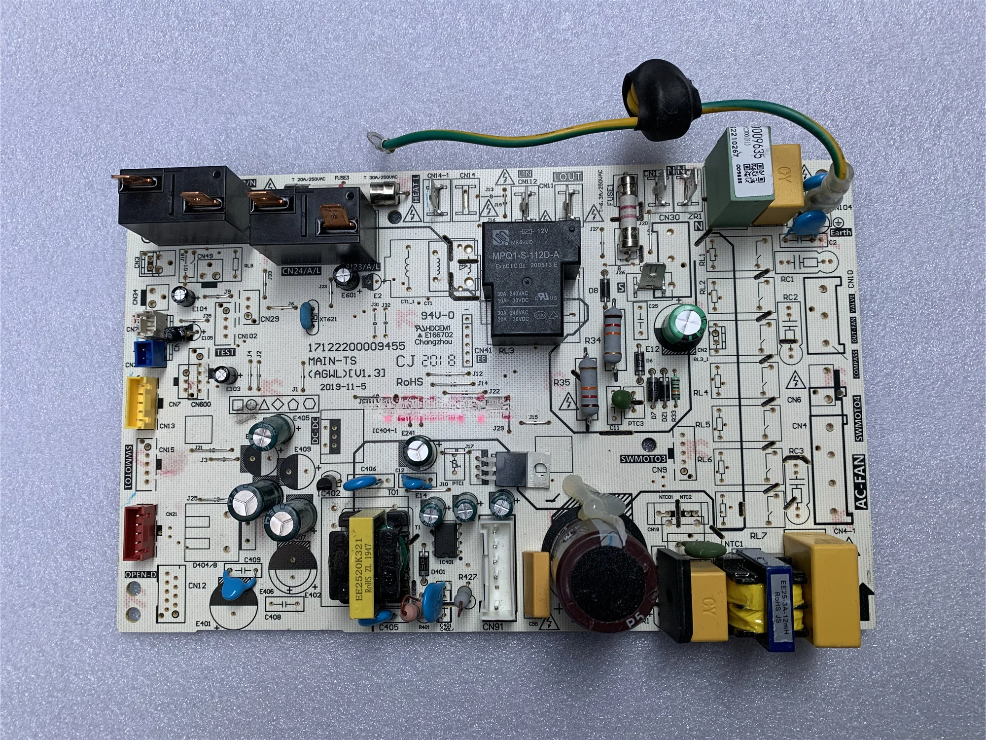 Inverter air conditioner internal machine control computer board MAIN-TS