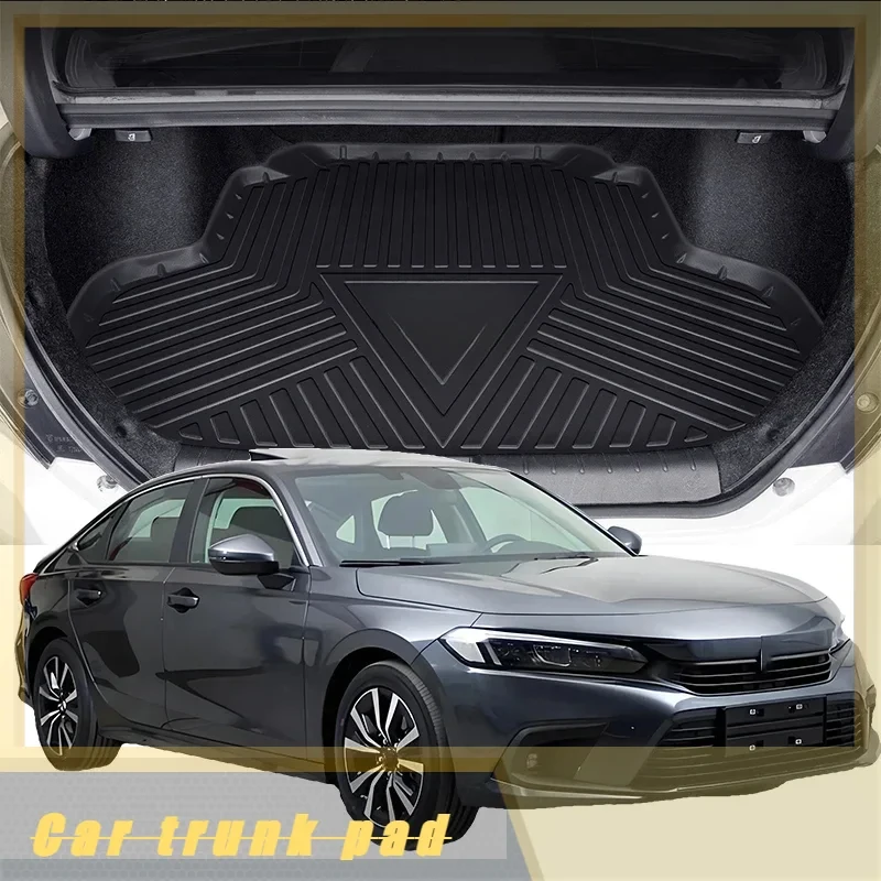 Car Auto Rear Boot Cargo Liner Tray Trunk Mat Carpet for Honda CIVIC 2006-2024 Cushion Pad Carpet Pad Anti-dirty Anti-water