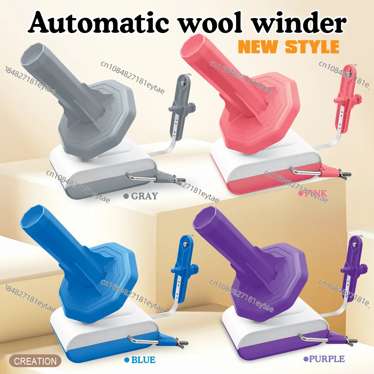Electric Yarn Winder Thread Organizer Knitting Winding Machine Tool for DIY