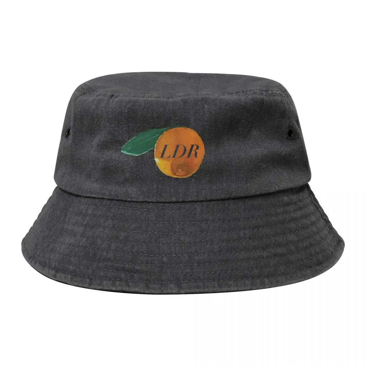 

Violet Bent Backwards over the Grass (Orange LDR Badge) Bucket Hat sun hat Beach Big Size Hat beach Woman Hats Men's