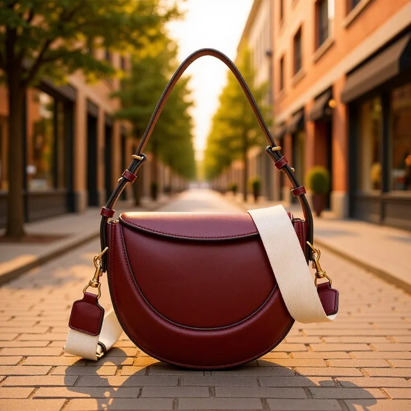 

High quality small bag women's bag 2026 new popular retro crossbody bag fashionable single shoulder armpit bag