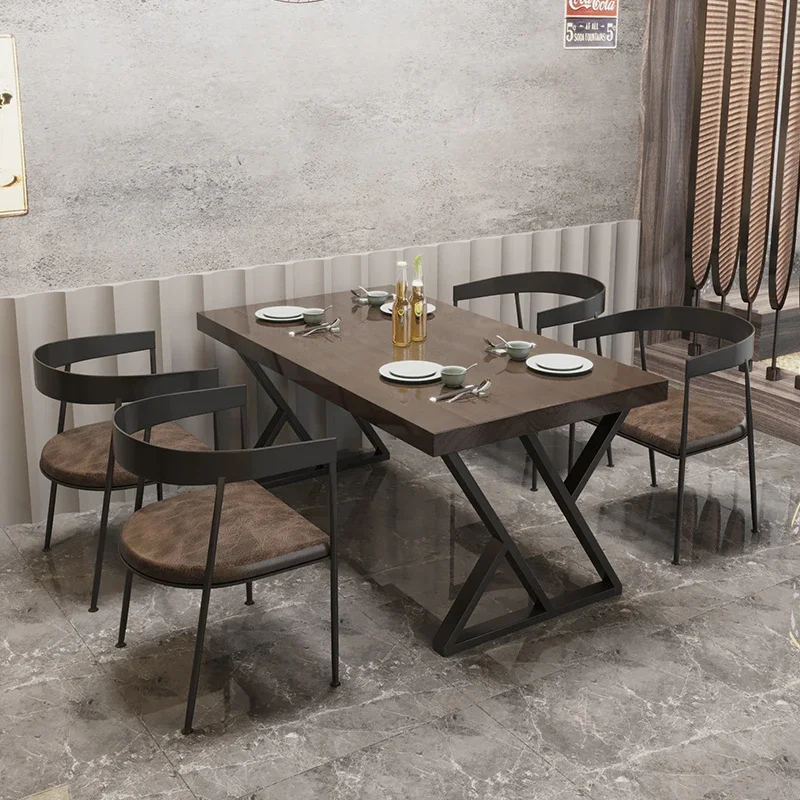 Black Kitchen Restaurant Chairs Nordic Metal Wood Vintage Restaurant Chairs Camping Modern Soft Sillas De Comedor Home Furniture